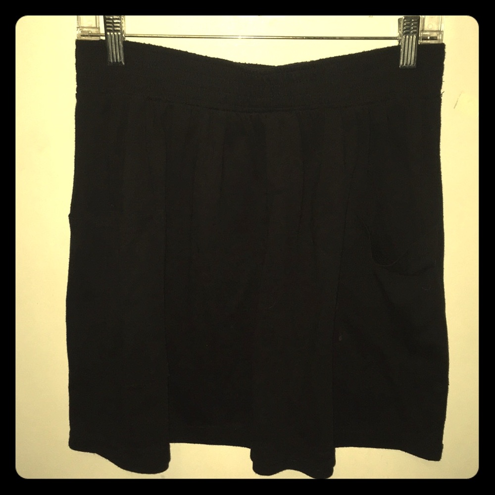 Organic Cotton Blend Skirt with 2 Front Pockets